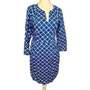 Boden Women’s Print Dress with Pockets & Belt Size 4